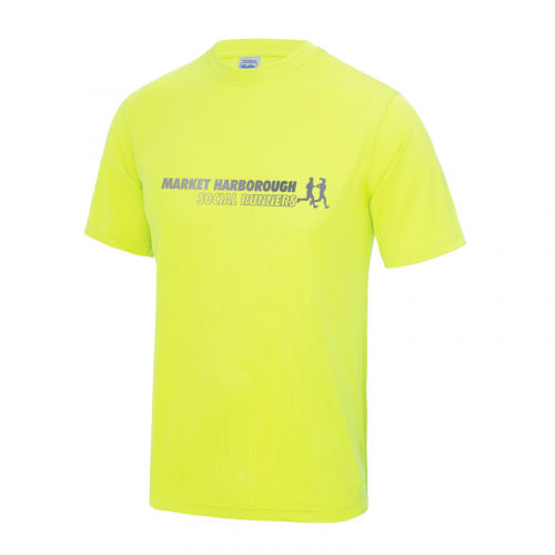 Market Harborough Social Runners Hi-Viz T-Shirt