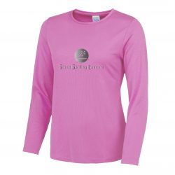 Stoke Golding Runners Hi-Viz Ladies Fit Long Sleeve T-Shirt